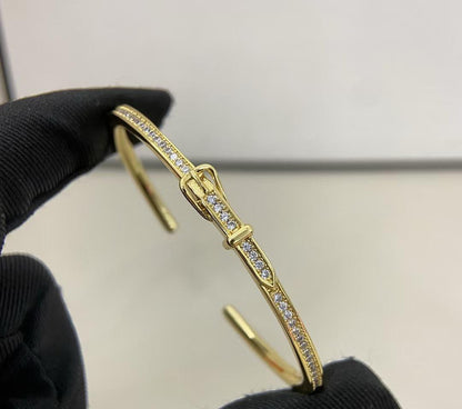 [?Spark]DIAMOND-ENCRUSTED BRACELET THREE COLORS