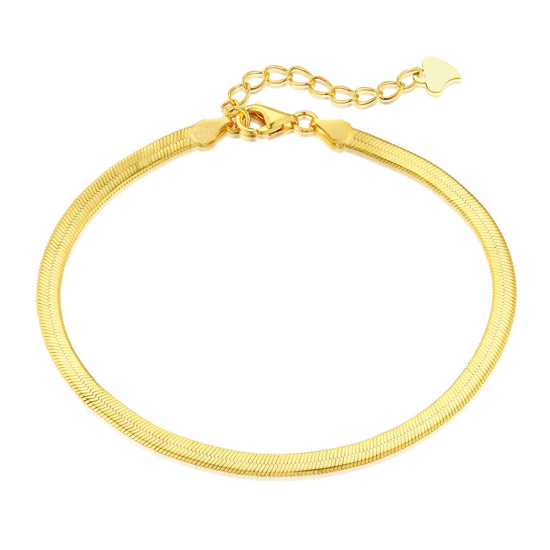 [Tonmkive Jewelry]Flat Snake Bone Chain Blade Necklace