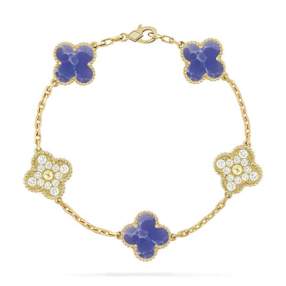 [Spark]CLOVER 5 MOTIF BLUE VEINS BRACELET COLLECTION
