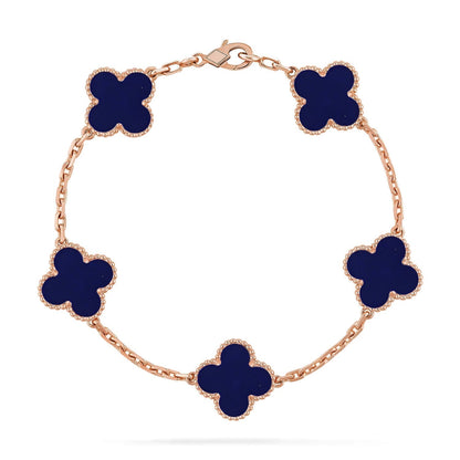 [Spark]CLOVER 5 MOTIF LAPIS LAZULI BRACELET COLLECTION