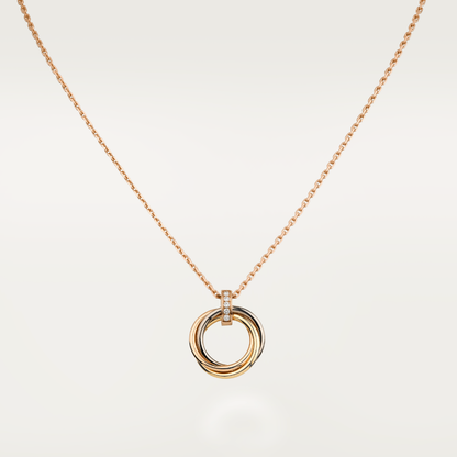 [Spark]TRINITY NECKLACE GOLD  DIAMONDS