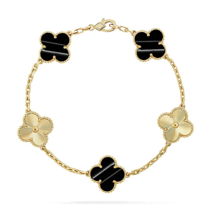 [Spark] CLOVER 5 MOTIF PULSAR STONE BRACELET COLLECTION