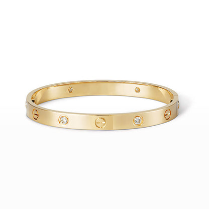 [Spark]LOVE BRACELET 6.1MM 4 DIAMONDS