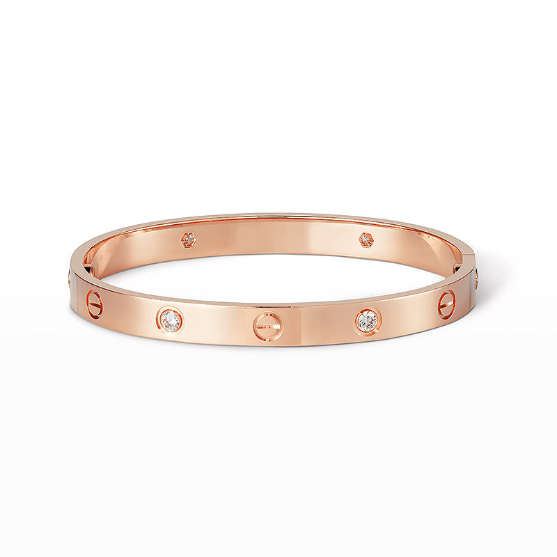 [Spark]LOVE BRACELET 6.1MM 4 DIAMONDS
