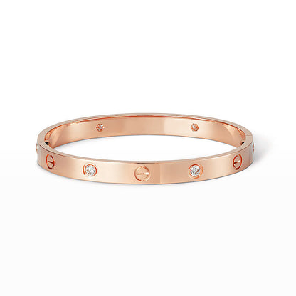 [Spark]LOVE BRACELET 6.1MM 4 DIAMONDS