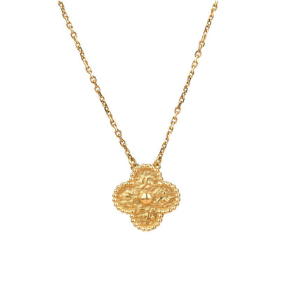 [Spark]CLOVER 15MM  BRONZING NECKLACE
