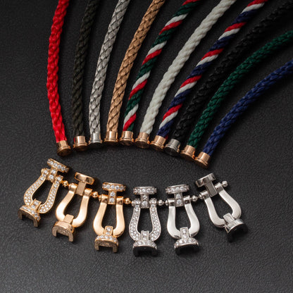 [Spark]FORCE LARGE HORSESHOE FULL DIAMOND BRACELET GOLD