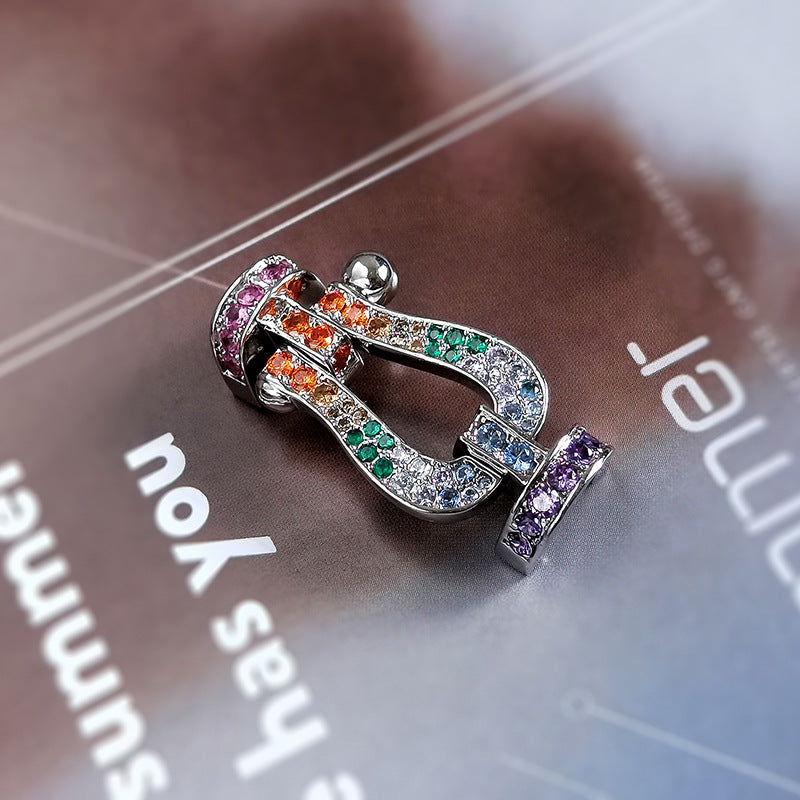 [Spark]FORCE LARGE HORSESHOE CLASP  METAL BRACELET