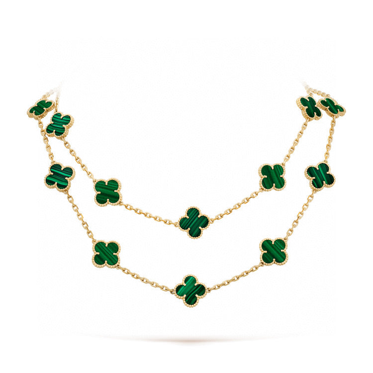 [Spark]CLOVER 20 MOTIFS MALACHITE GOLD