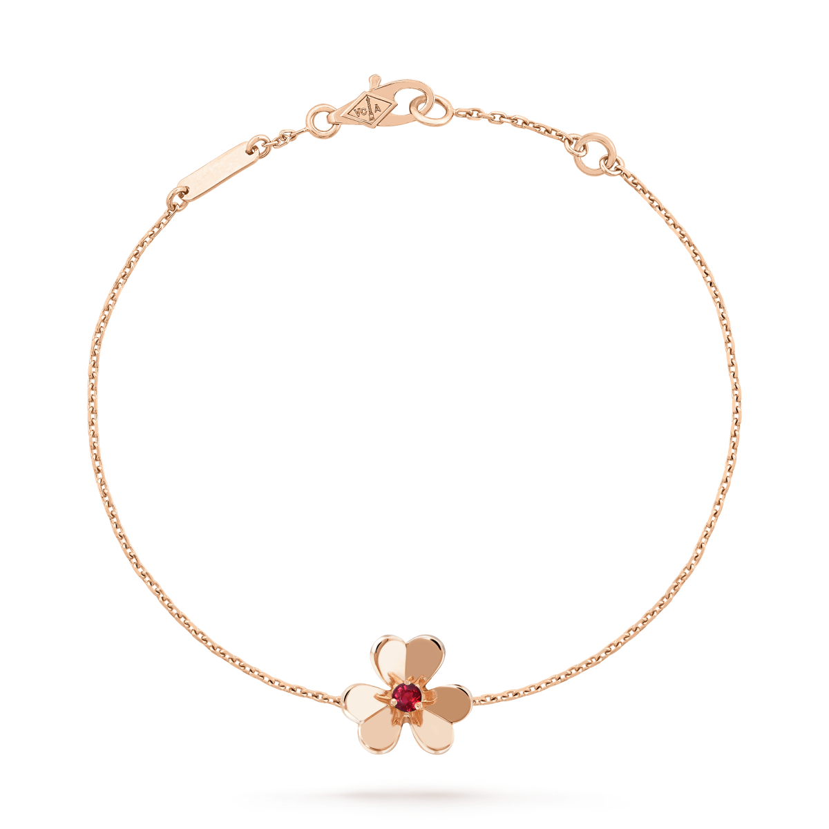 [Spark]FRIVOLE GOLD FLOWER PINK MALACHITE BRACELET