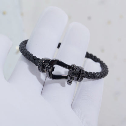 [Spark]FORCE LARGE SERIES HORSESHOE BLACK SAMURAI BRACELET