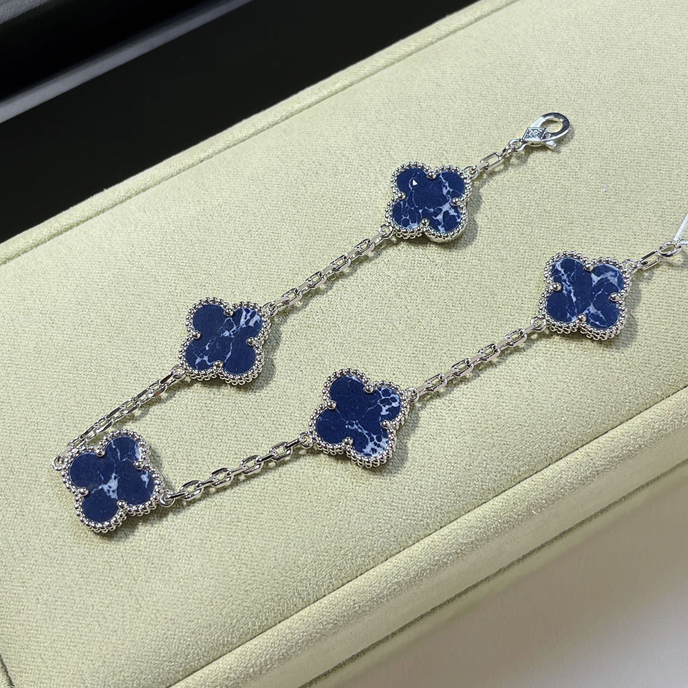 [Spark]CLOVER 5 MOTIF PIETERSITE BRACELET COLLECTION