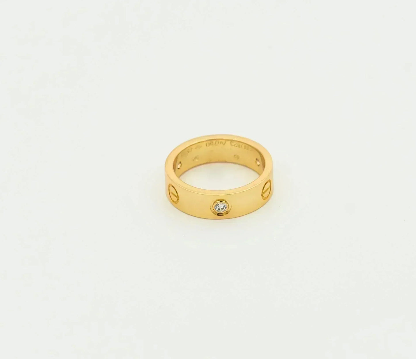 [Spark]LOVE RING 5.5MM 3 DIAMONDS GOLD