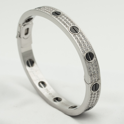 [Spark]LOVE BRACELET 6.1MM DIAMOND-PAVED CERAMIC