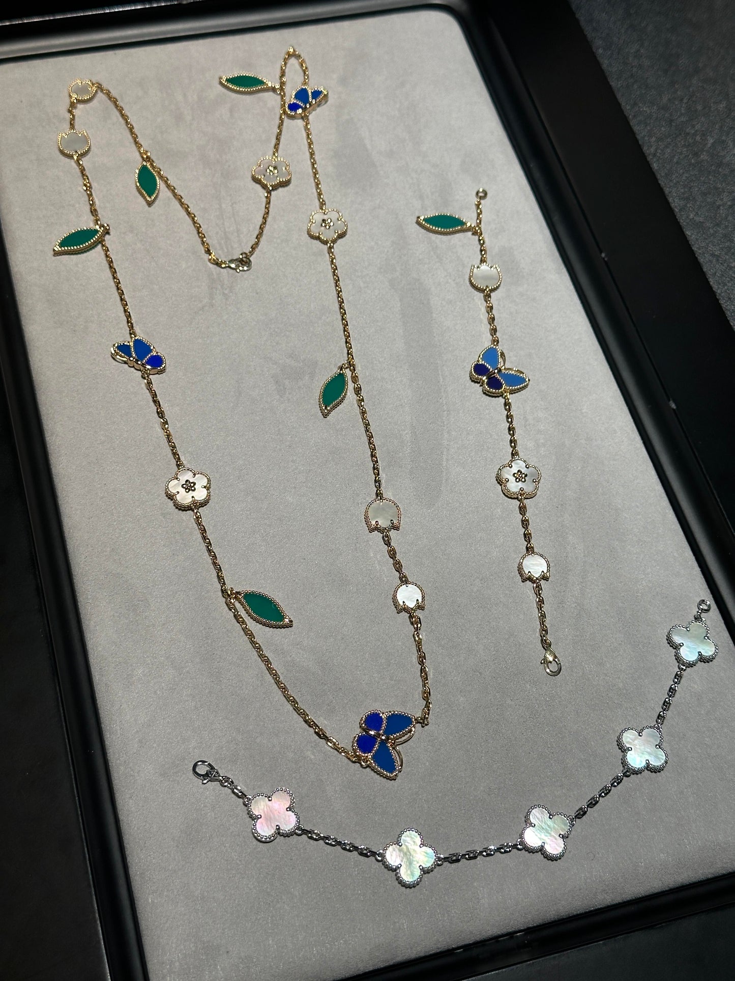 [Spark] 2026 NEW CLOVER 15 MOTIFS LUCKY NECKLACE