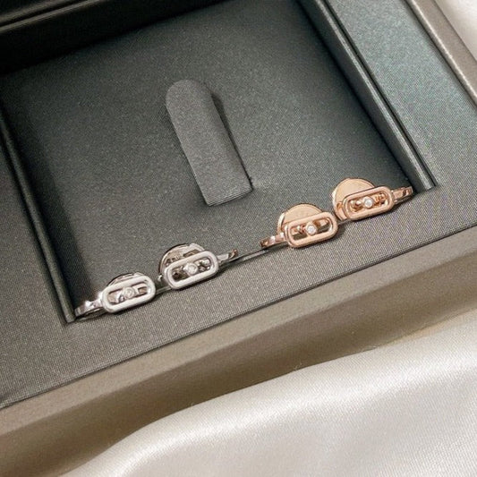 [Spark]CREOLES MOVE UNO MINI 1 DIAMOND EARRINGS