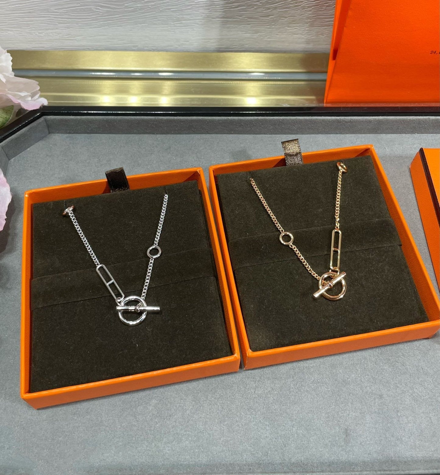 [Spark]HM STERLING CHAINE D'ANCRE HEART