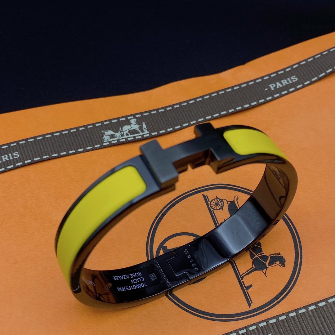 [Spark]CLIC HM SO BLACK YELLOW BRACELET