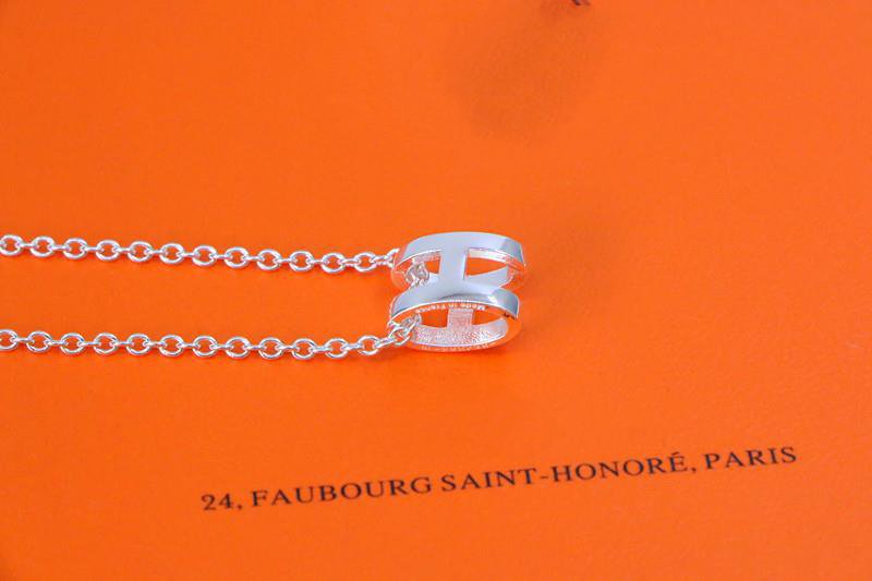 [Spark]HM NECKLACE H LETTER OVAL SERIES