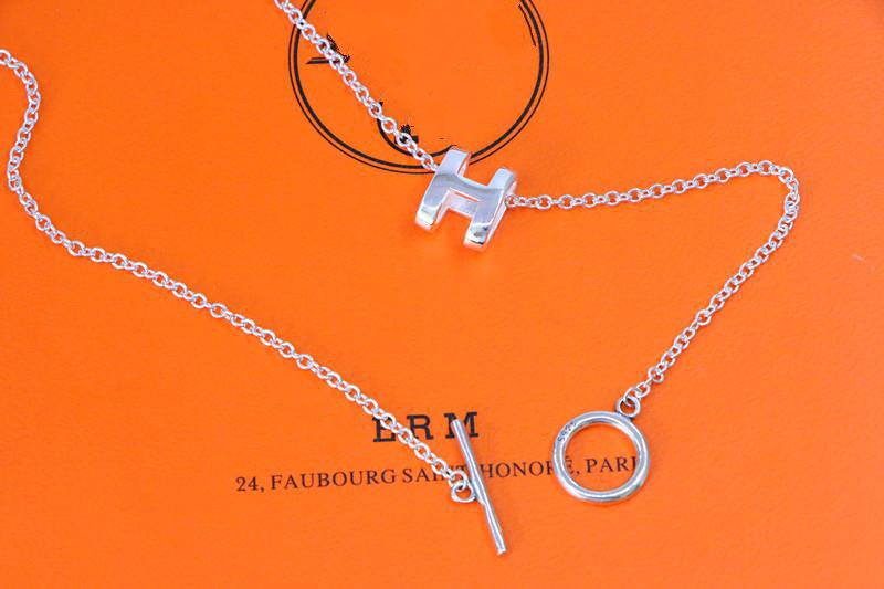 [Spark]HM NECKLACE H LETTER OVAL SERIES