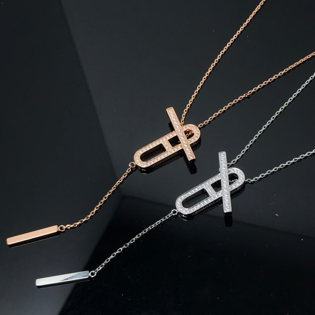 [Spark]HM NECKLACE PLATINUM Spark GOLD DIAMOND