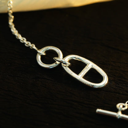 [Spark]HM CHAINE D'ANCRE PENDANT NECKLACE STERLING SILVER