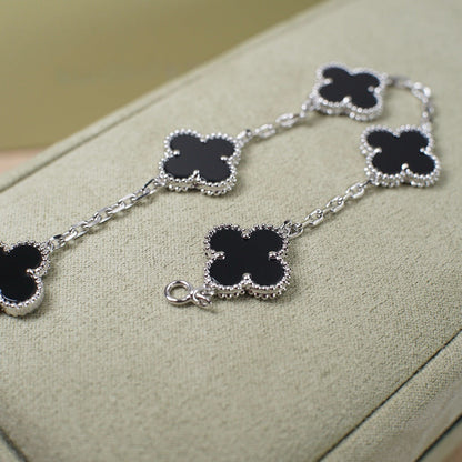 [Spark] CLOVER 5 MOTIF ONYXS BRACELET COLLECTION