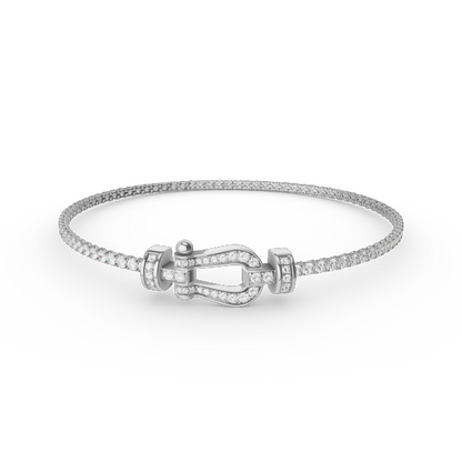 [Spark]FORCE  HORSESHOE  DIAMOND TENNIS BRACELET