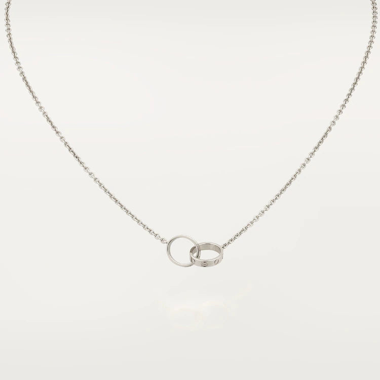 [Spark]LOVE NECKLACE PINK GOLD AND SILVER