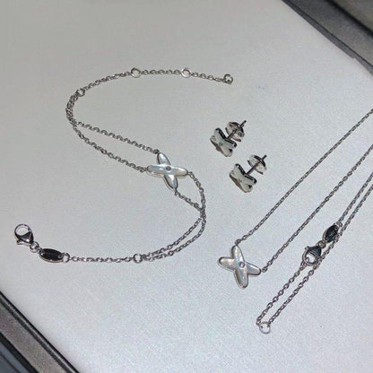 [Spark]JEUX BRACELET WHITE MOP SILVER 1 DIAMOND