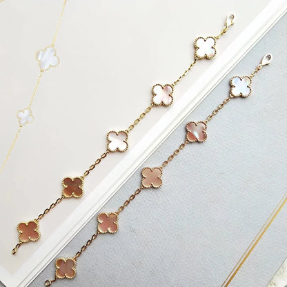 [Spark] CLOVER 5 MOTIFS  PINK MOP BRACELET COLLECTION
