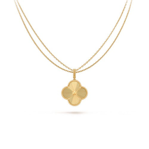 [Spark]CLOVER 25MM PEDANT NECKLACE GOLD