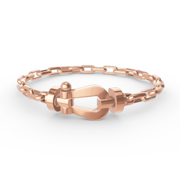 [Spark]FORCE LARGE HORSESHOE CLASP  METAL BRACELET