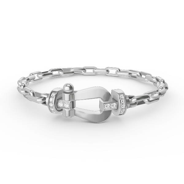 [Spark]FORCE LARGE HORSESHOE CLASP  METAL BRACELET