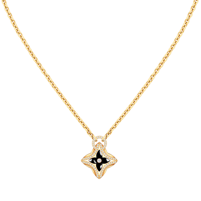 [Spark]STAR PEDANT PINK GOLD DIAMOND NECKLACE