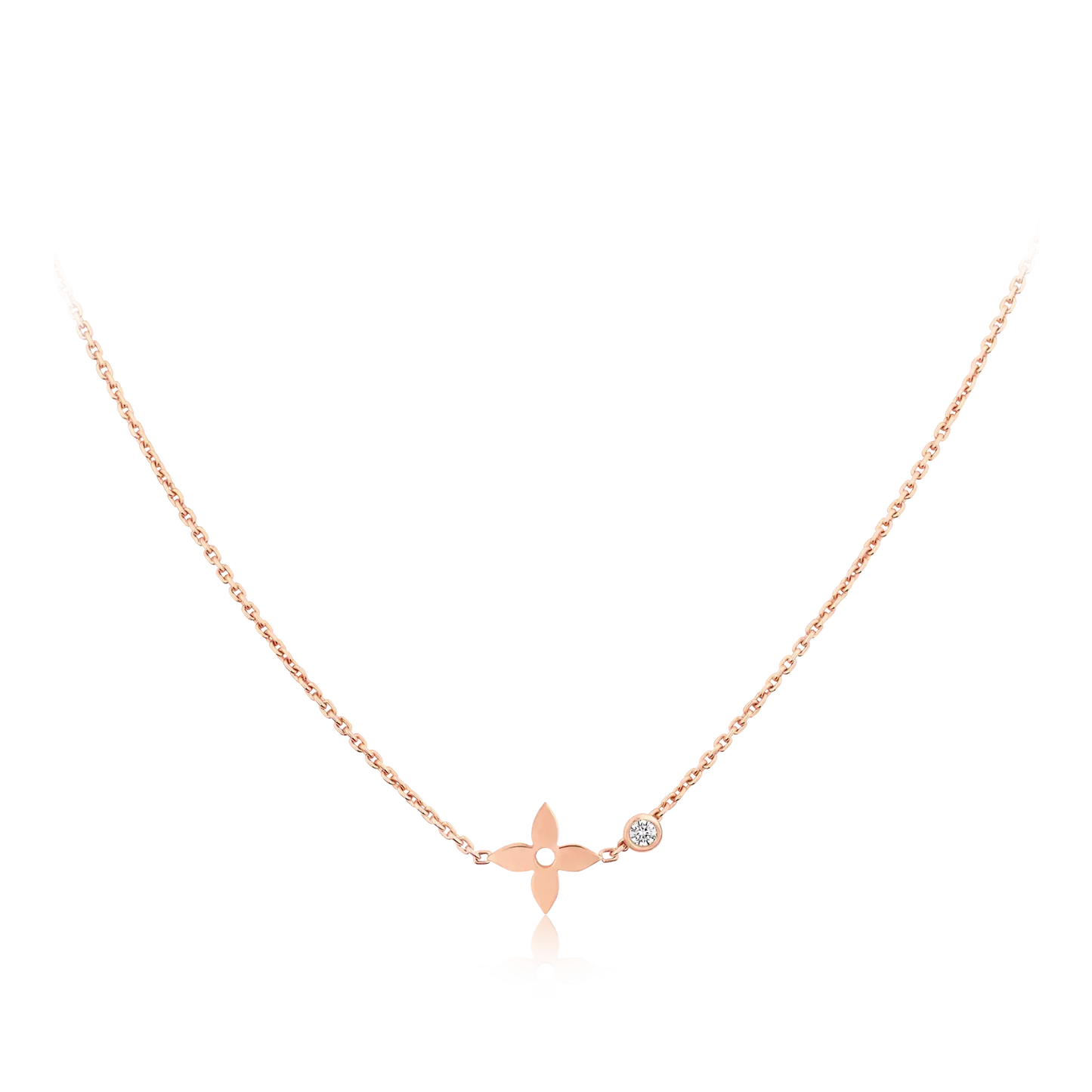 [Spark]BLOSSOM PENDANT PINK GOLD AND DIAMOND