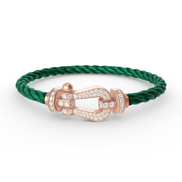 [Spark]FORCE LARGE HORSESHOE FULL DIAMOND BRACELET Spark GOLD