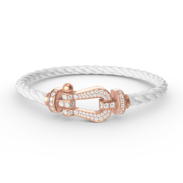 [Spark]FORCE LARGE HORSESHOE FULL DIAMOND BRACELET Spark GOLD