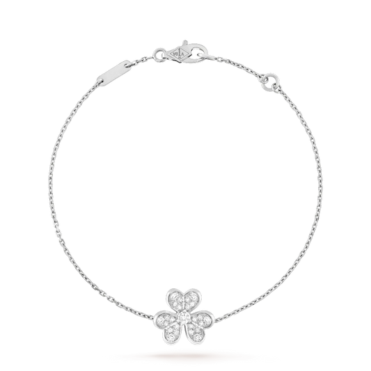 [Spark]FRIVOLE SILVER FLOWER DIAMOND BRACELET