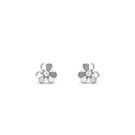 [Spark]FRIVOLE MINI SILVER FLOWER EARRINGS
