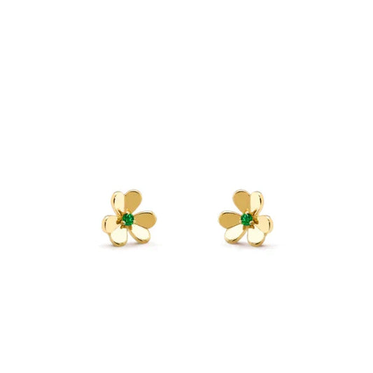 [Spark]FRIVOLE  FLOWER MALACHITE EARRINGS