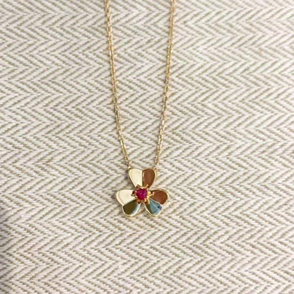 [Spark]FRIVOLE GOLD FLOWER NECKLACE