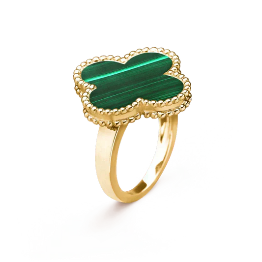 [Spark]CLOVER MALACHITE RING