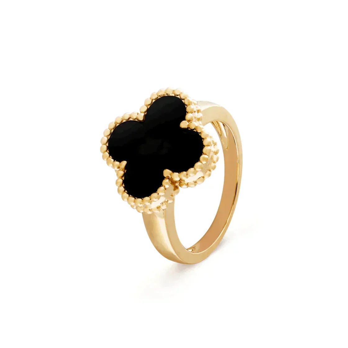 [Spark]CLOVER ONYX RING
