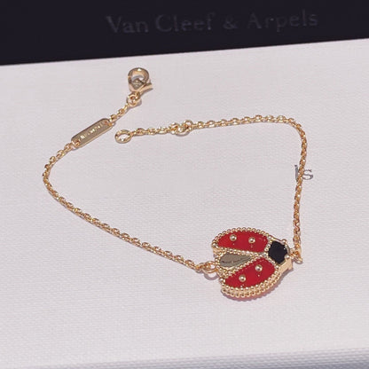 [Spark]LUCKY SPRING 1 MOTIF PINK GOLD BRACELET