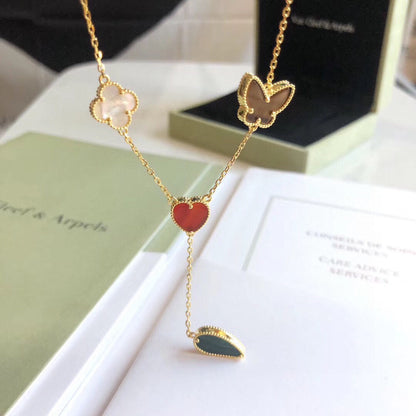 [Spark]LUCKY SPRING 4 MOTIFS Spark GOLD NECKLACE