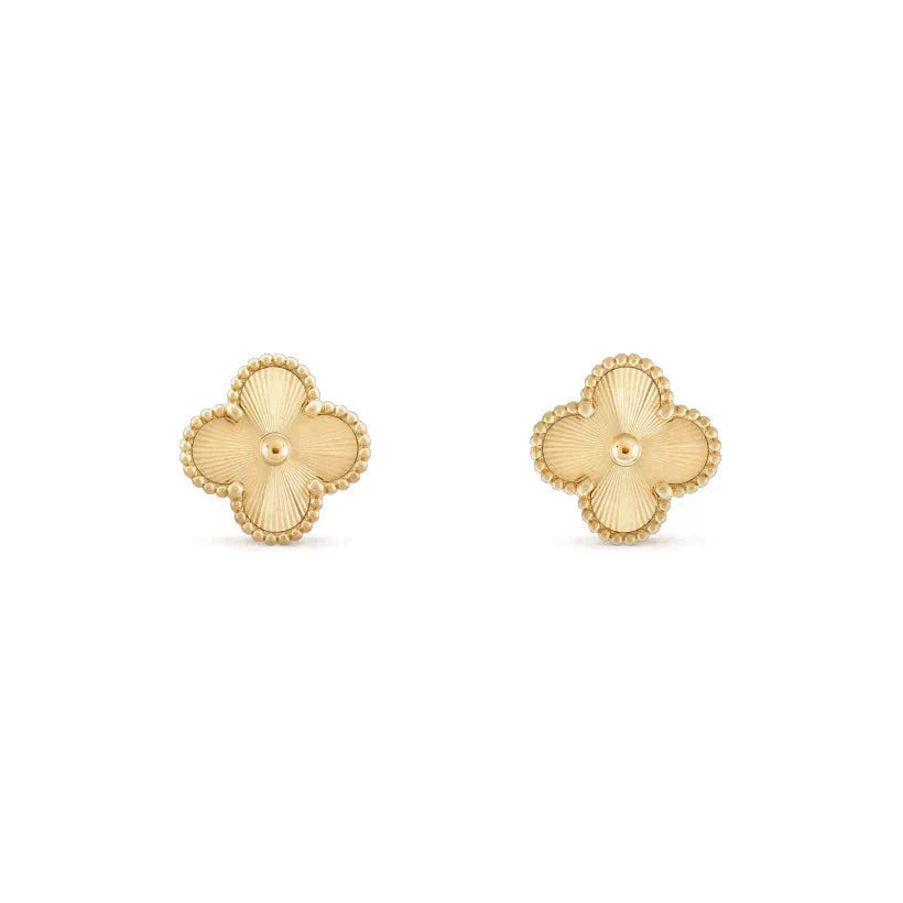 [Spark]CLOVER MEDIUM 1 MOTIFS LASER EARRINGS