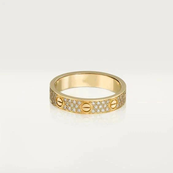 [Spark]LOVE RING 3.6MM DIAMOND PAVED