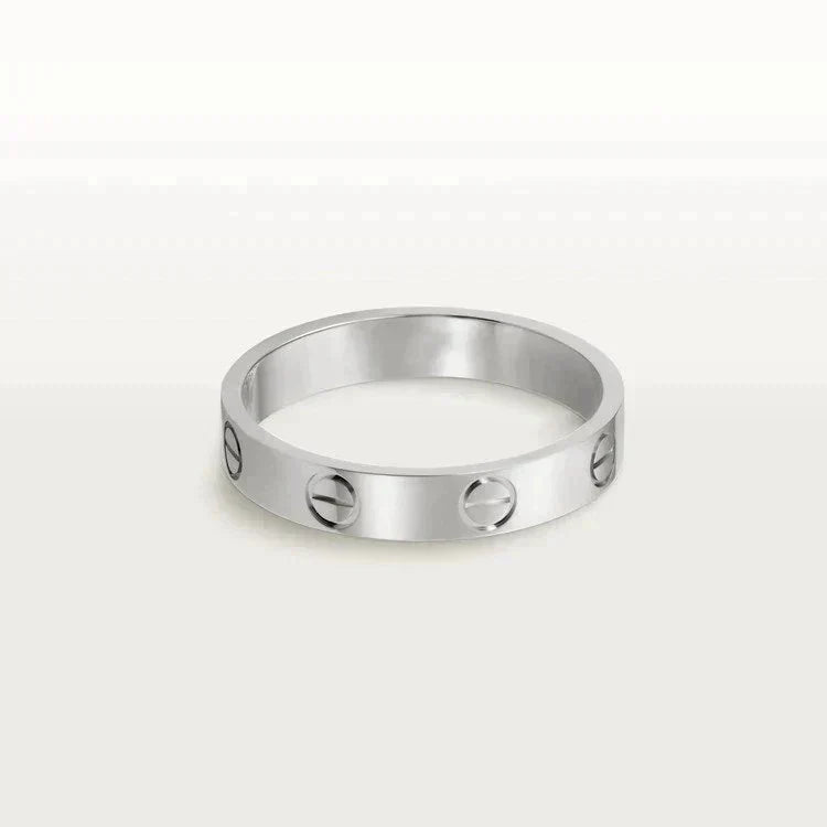 [Spark]LOVE RING 4MM 1 DIAMOND SILVER